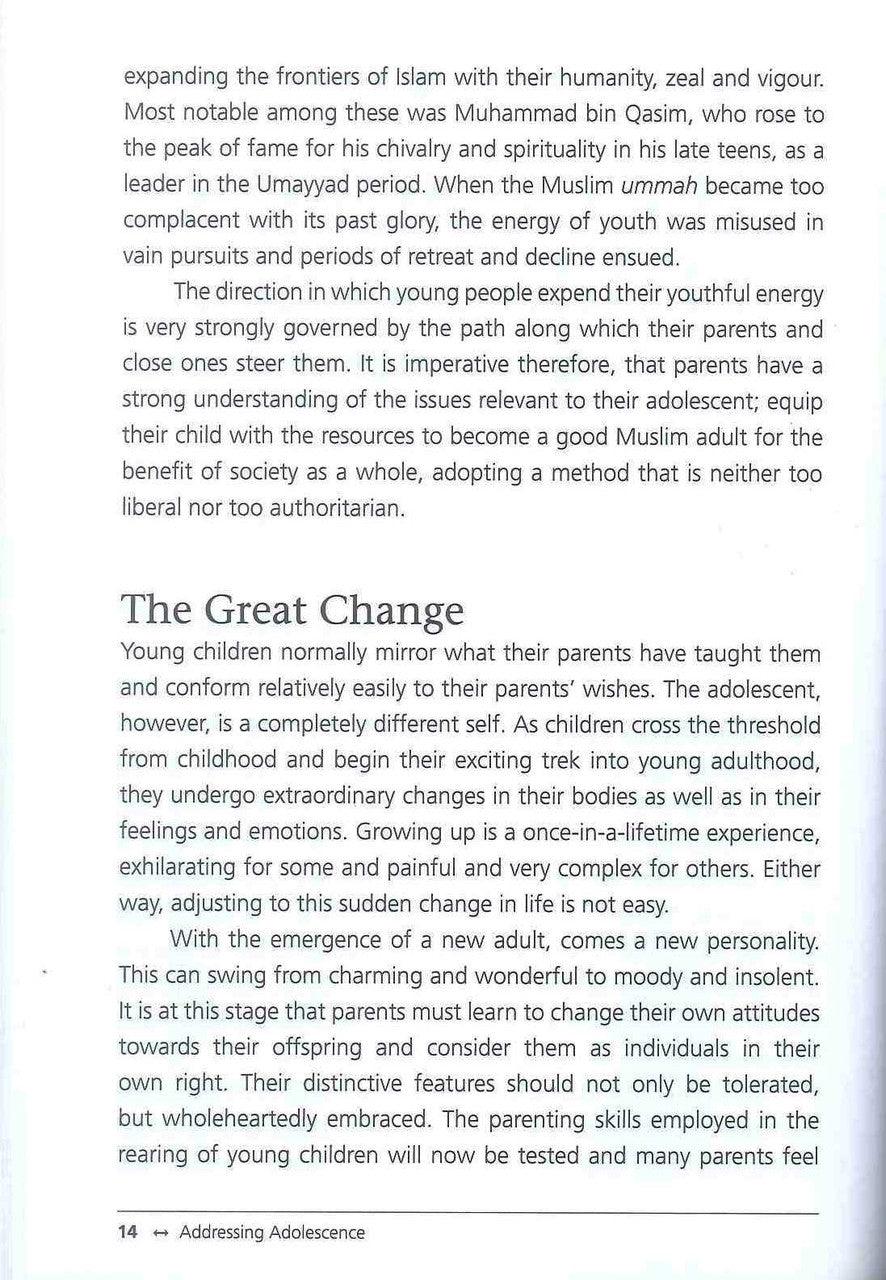 A Guide to Parenting in Islam Addressing Adolescence