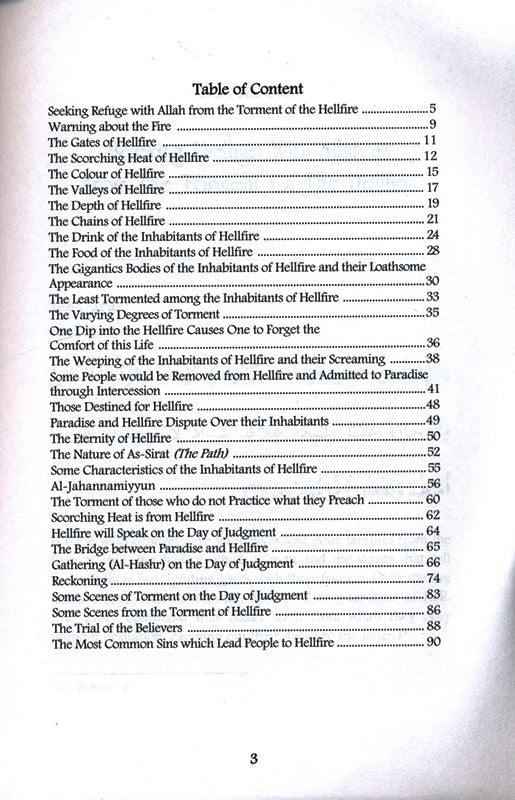 Description of Hellfire (From The Qur’an And The Authentic Sunnah)