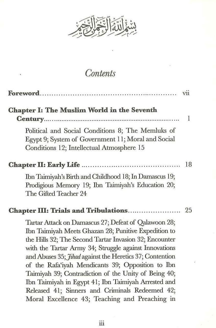 Shaikh-ul-Islam Ibn Taimiyah Life and Achievements