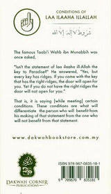 Conditions Of LAA ILAAHA ILLALLAH