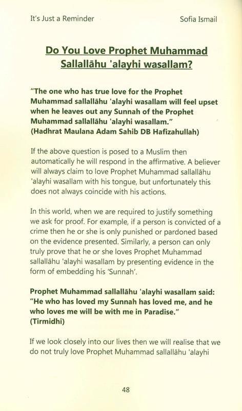 It's Just a Reminder