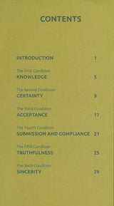 Conditions Of LAA ILAAHA ILLALLAH