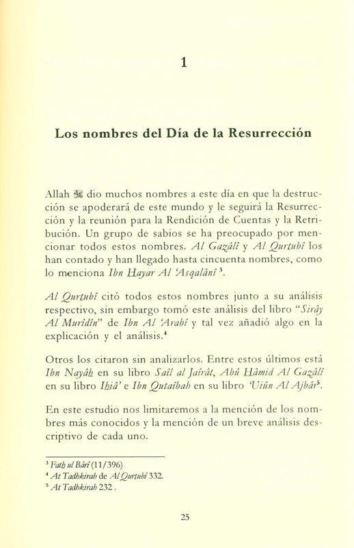 El Día de la Resurrección (A la luz del Coran y la Sunnah) La Creencia Islamica (Vol. 5 / Parte 2)