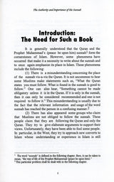 The Authority & Importance Of The Sunnah