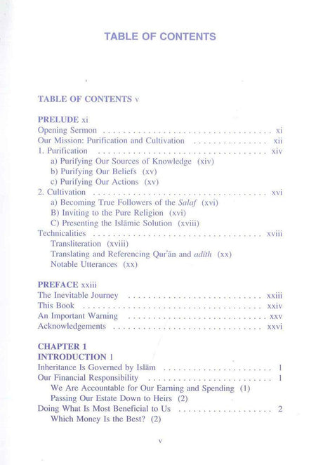 Inheritance Regulations & Exhortations - NobleBookshop