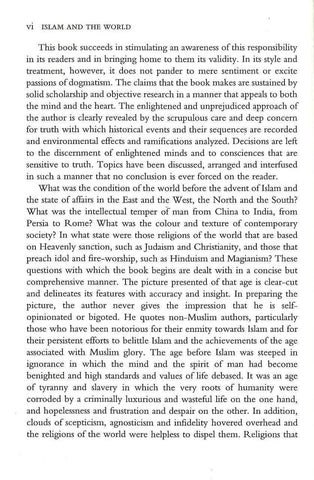 Islam and the World