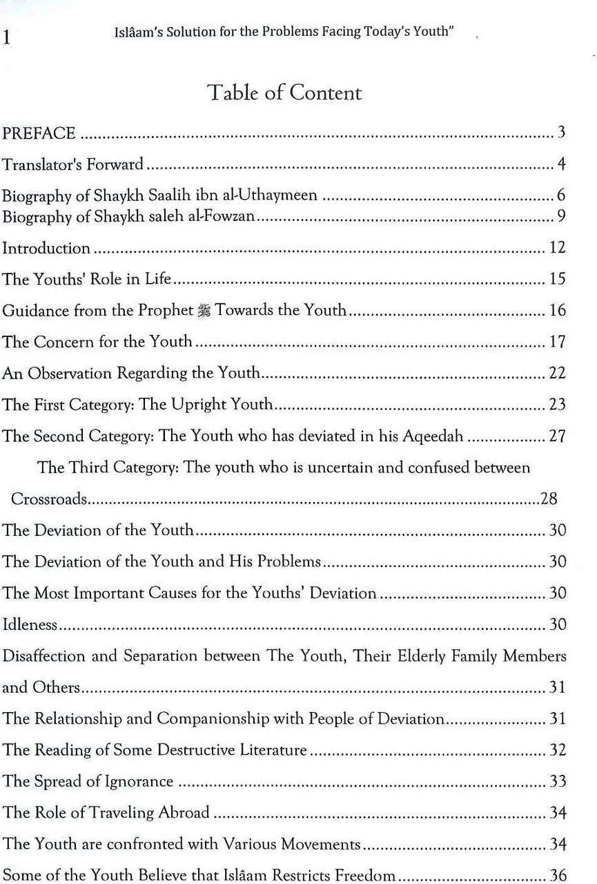 Islam Solution Problems Facing Today’s Youth