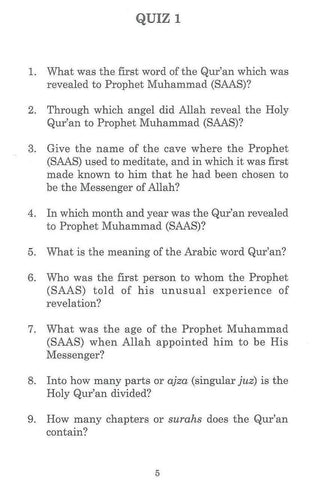 Islamic Quiz Book 1