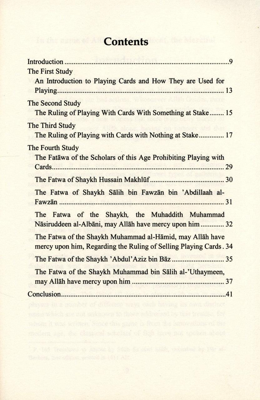 The Islamic View On Gambling & Playing Cards