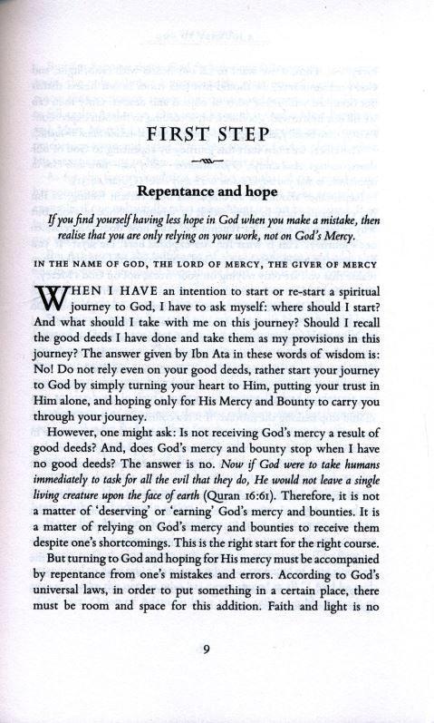 A Journey To God (Reflection on the Hikam of Ibn Ata’illaah)