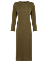 KHAKI CHOC SLEEVED SLIP ZADINA