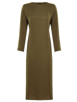 KHAKI CHOC SLEEVED SLIP ZADINA