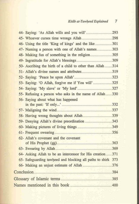 Kitab At Tawheed Explained - NobleBookshop