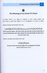 Laa ILaaha III-Allah (Its Meaning-pillars-Conditions-Nullifiers-What it Necessitates)