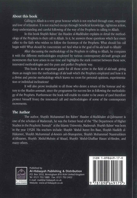 The Methodology Of The Prophets In Calling To Allah - NobleBookshop