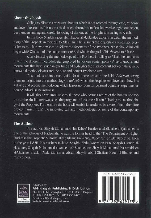 The Methodology Of The Prophets In Calling To Allah - NobleBookshop