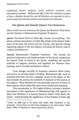 Muhammad's Role In Islam