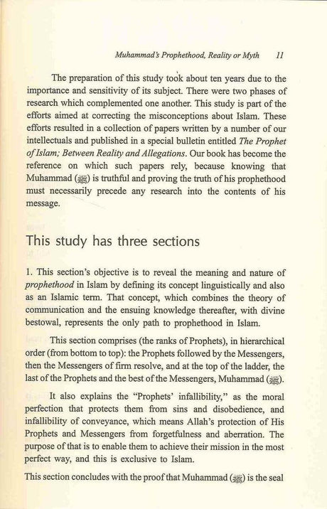 Mohammad's Prophethood Reality or Myth - NobleBookshop