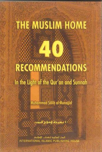 The Muslim Home 40 Recommendations - NobleBookshop