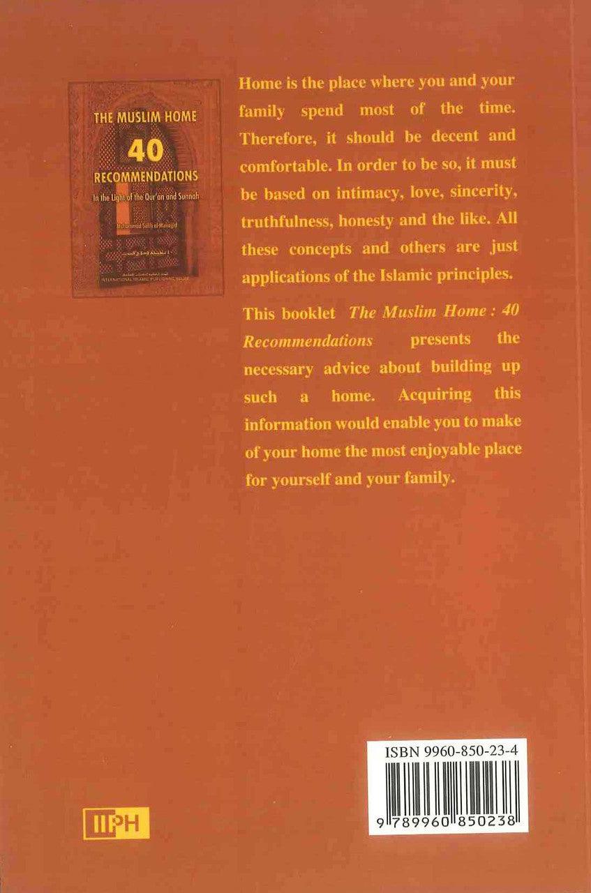 The Muslim Home 40 Recommendations - NobleBookshop