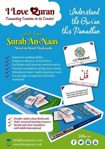 Surah An-Naas word-to-word flashcards