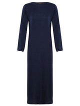 NAVY SLEEVED SLIP BLUE