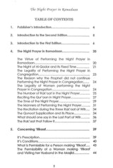 The Night Prayer In Ramadaan