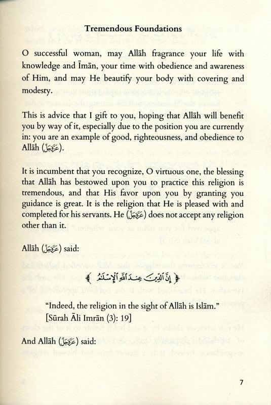 A Piece Of Advice & Admonition For The Women