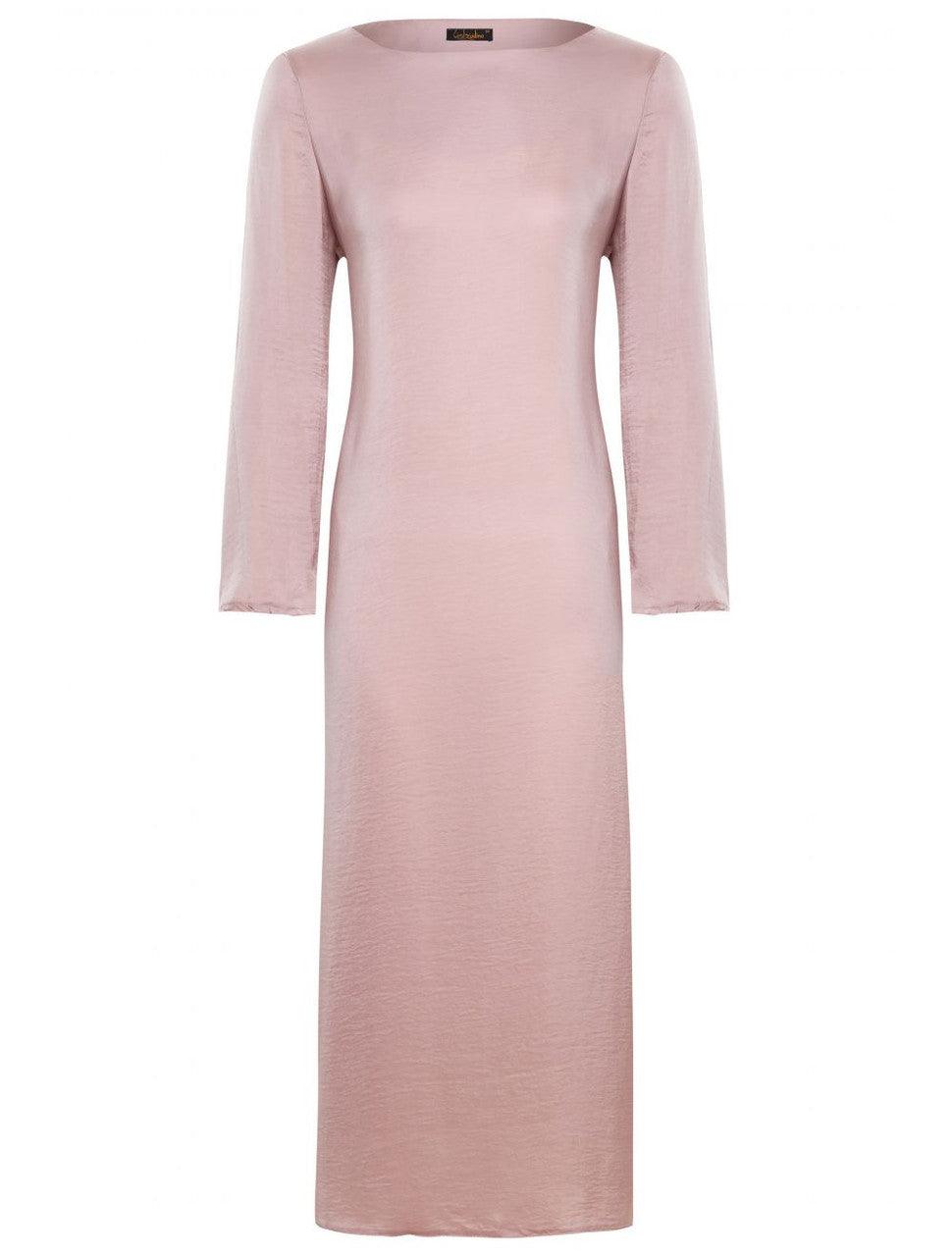 PINK SLEEVED SLIP ZADINA