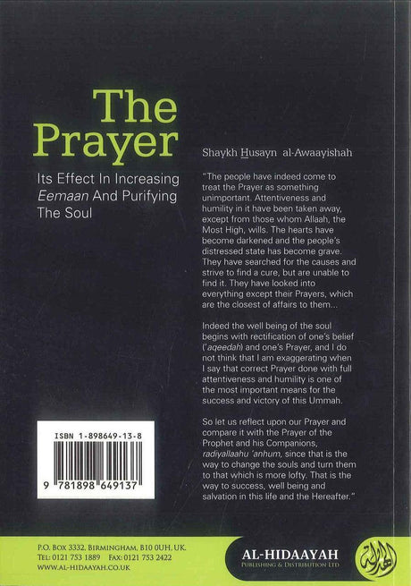 The Prayer Its Effects In Increasing Eemaan and Purifying The Soul - NobleBookshop