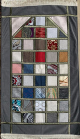 Prayer Rug Luxury with Turkish Patchwork Design (23765)