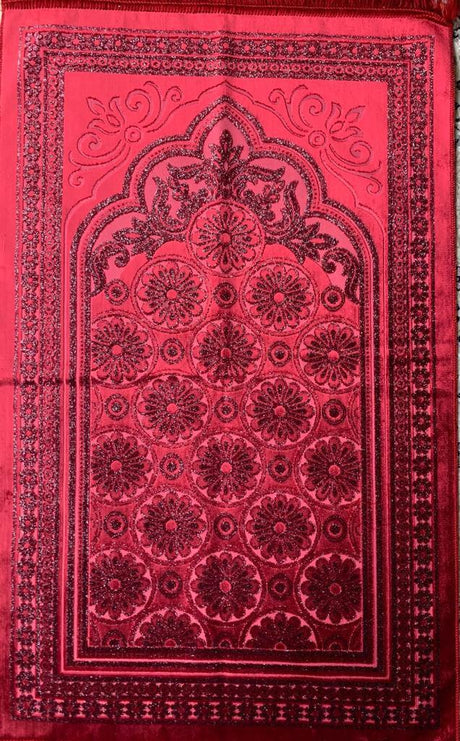 Prayer Rug Luxury with Turkish Cutwork Design (21716)