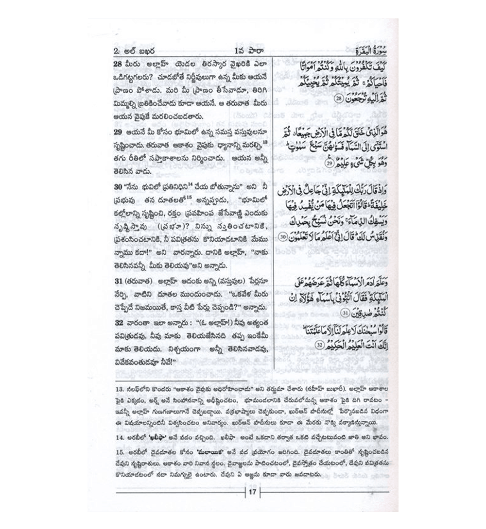 Noble Quran in Telugu Language (23367)