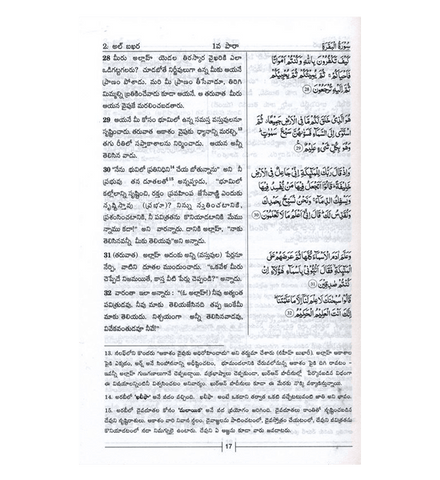 Noble Quran in Telugu Language (23367)