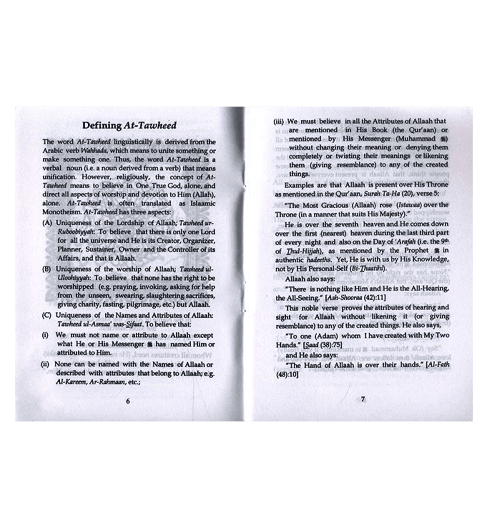 Virtue of Tawheed and a Warning Against What Contradicts it