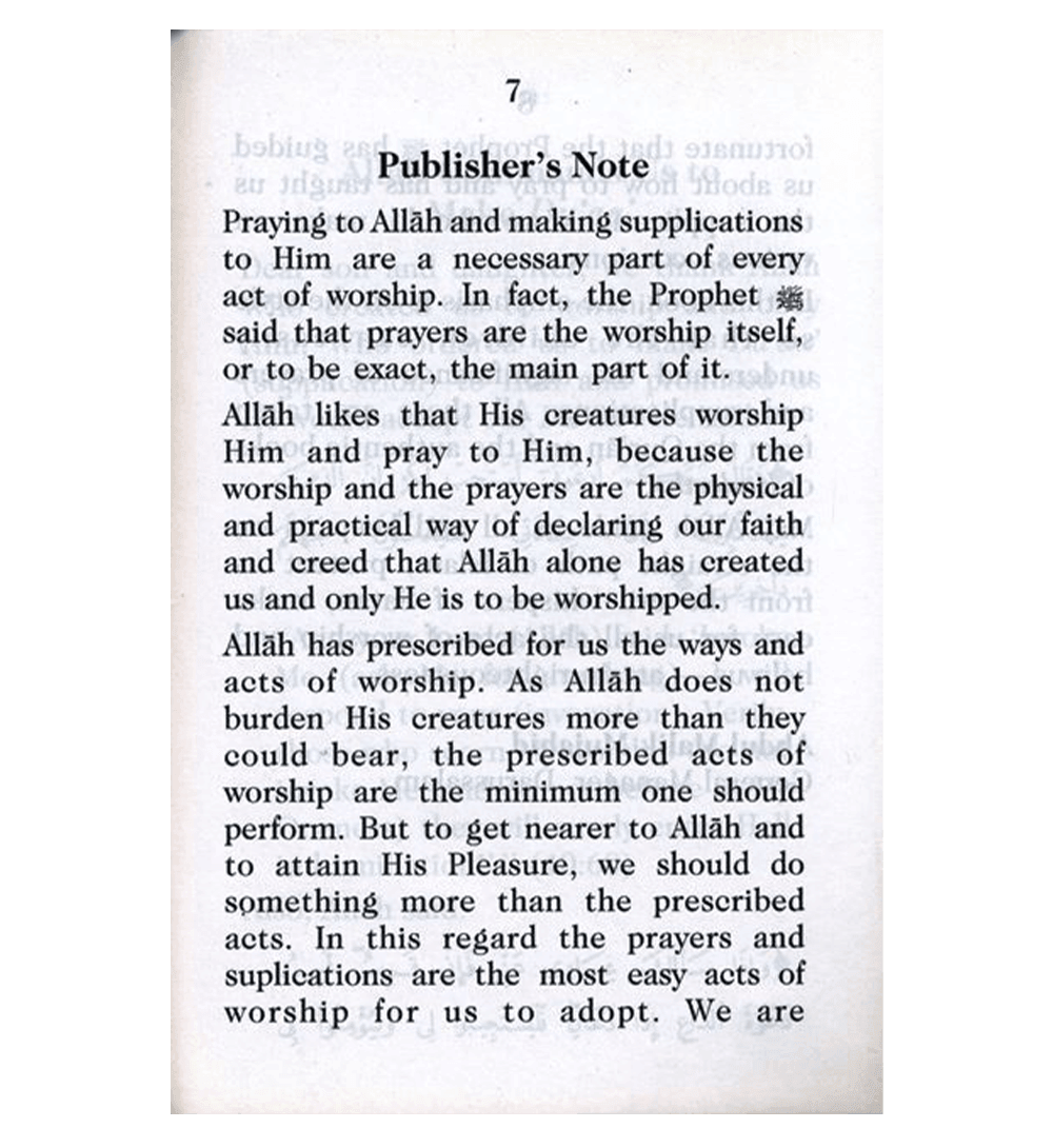 Allah Commands Us To Make Duaa