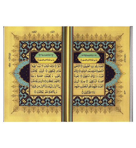 Al Quran Al Hakeem 207 Arabic Only(15lines with Urdu-Persian-Hindi Script)