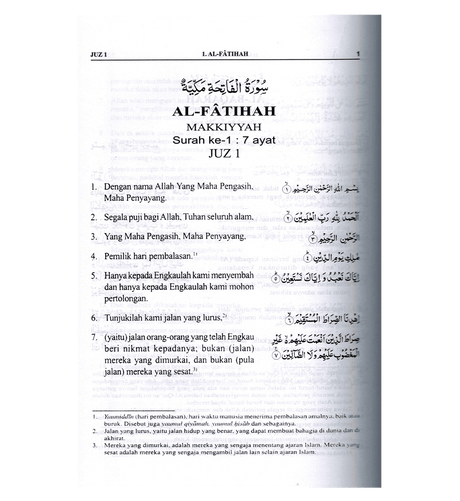 Noble Quran in Indonesian Language AL Quran Dan Terjemahnya (22355)