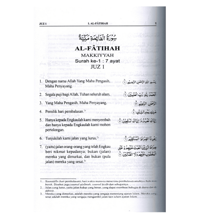 Noble Quran in Indonesian Language AL Quran Dan Terjemahnya (22355)