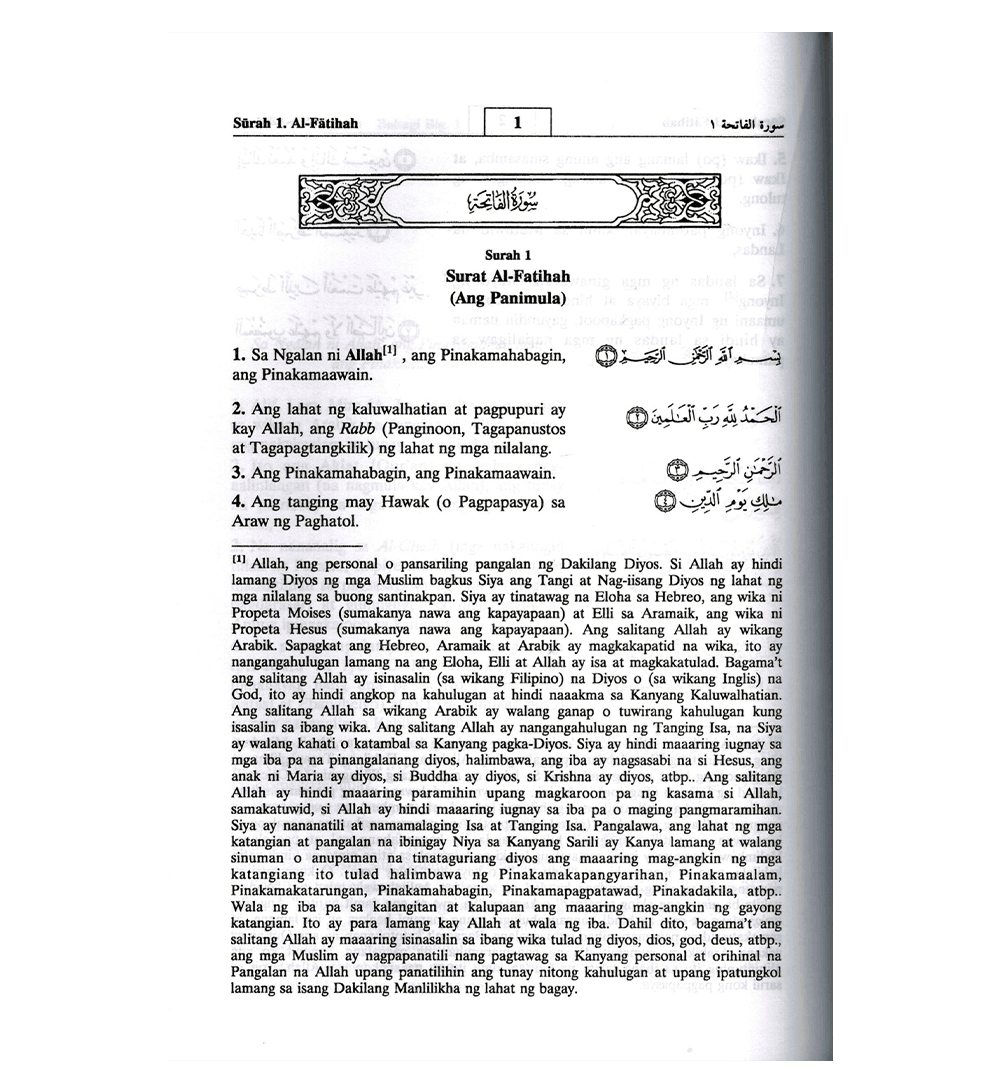 Noble Quran in Filipino Language