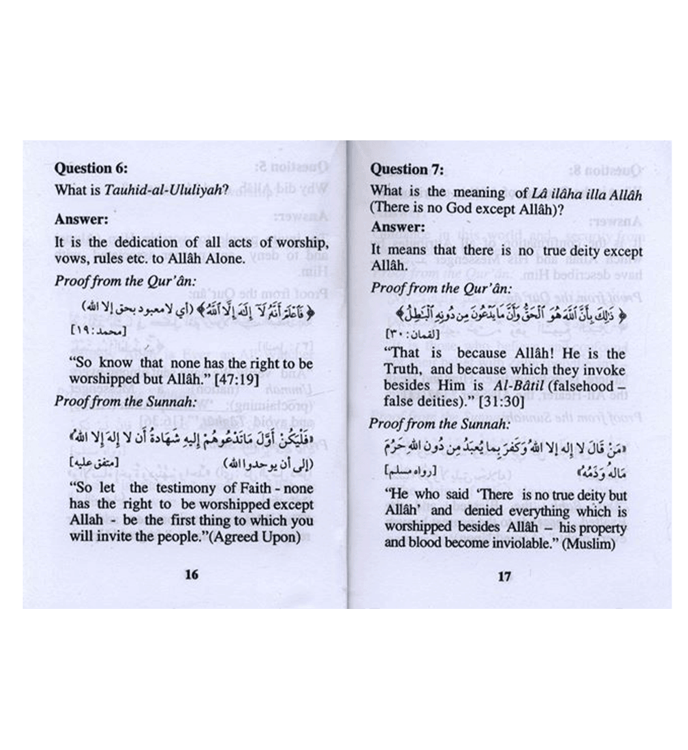 What A Muslim Should Believe