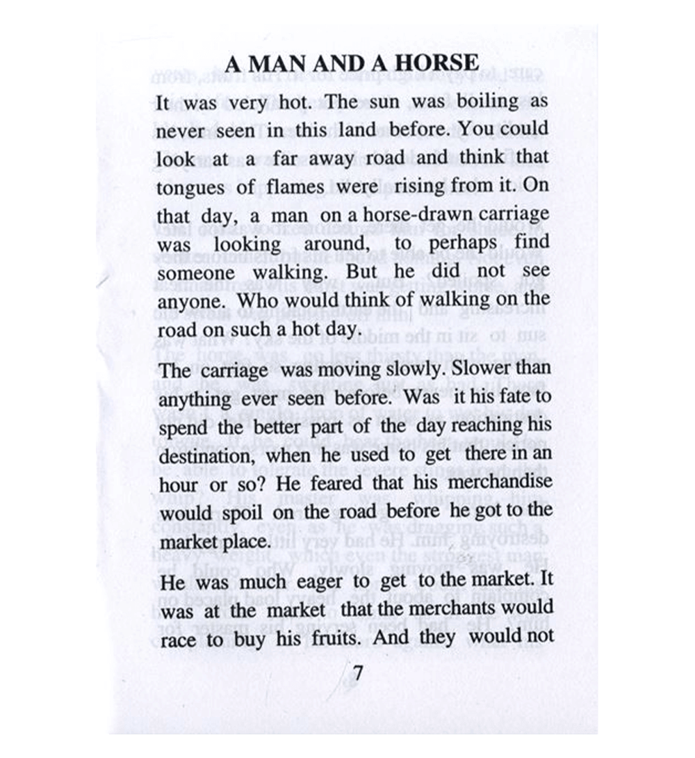 A Man And a Horse