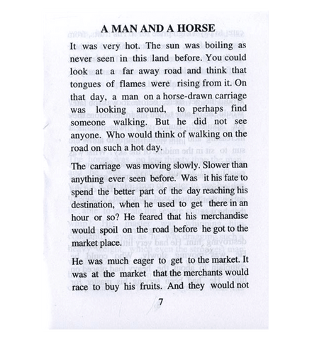 A Man And a Horse