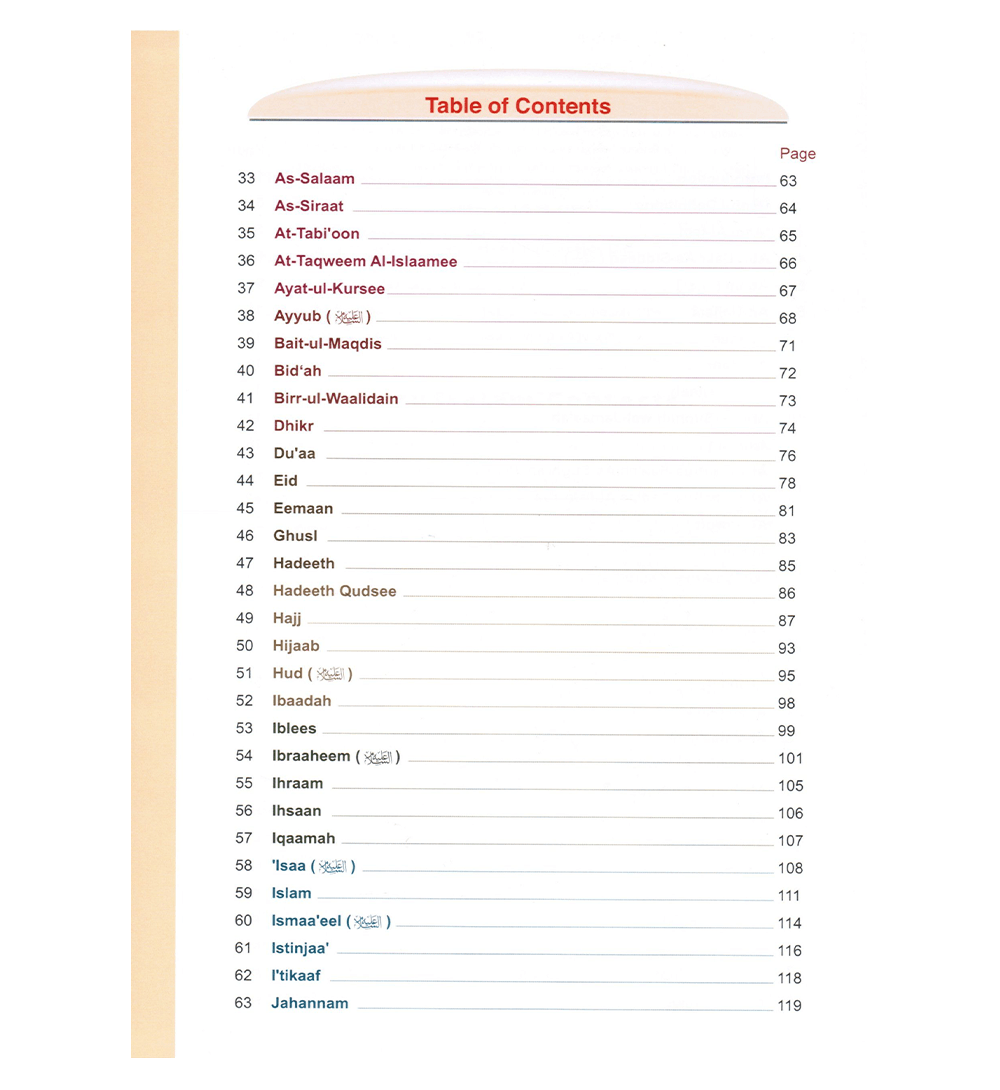 A Concise Children's Encyclopedia of Islam