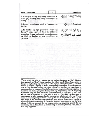 Noble Quran in Filipino Language