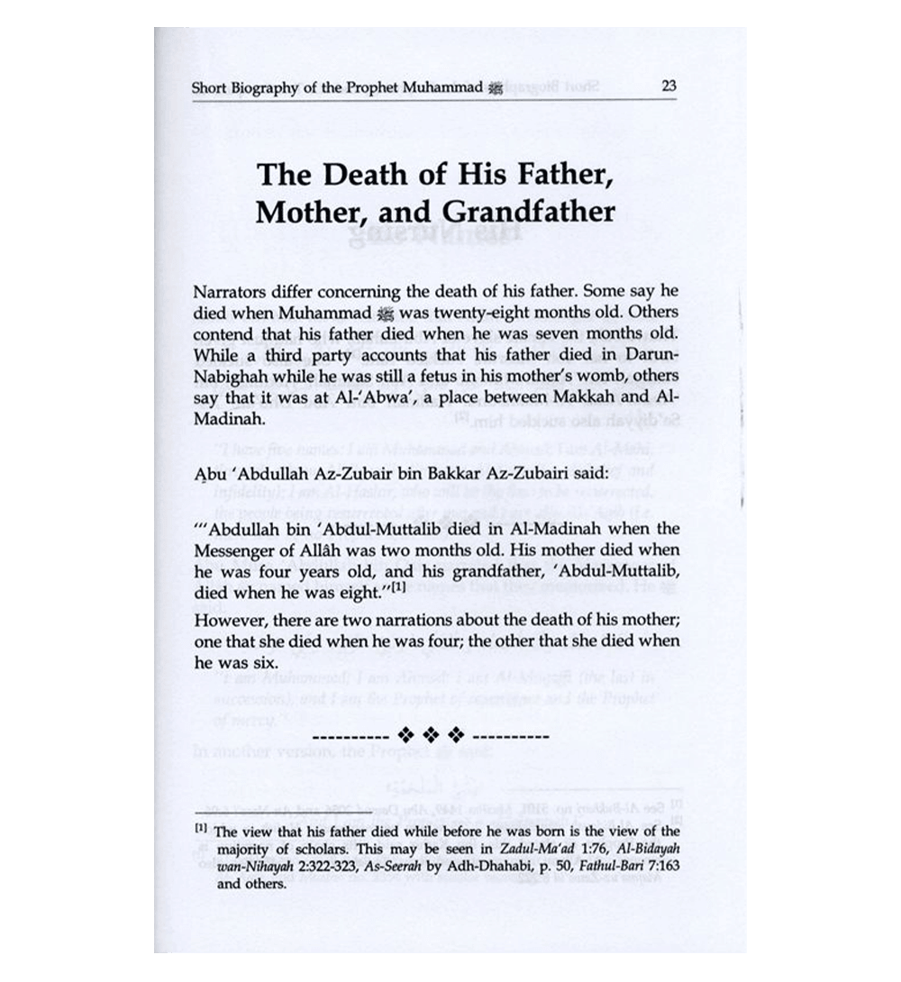 Short Biography Of The Prophet صلی الله علیه وآلهِ وسلم & His Ten Companions