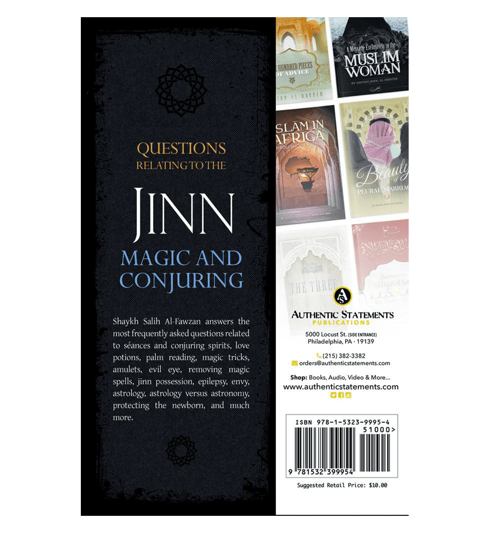 Questions Relating to the Jinn, Magic, and Conjuring