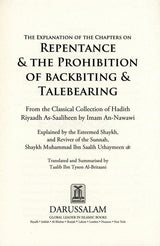 Explanation of Riyad-us-Saliheen,Repentance & The prohibition of backbiting & TaleBearing