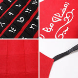 Eid Ramadan Mubarak Felt Hanging Countdown Muslim 2022 Kids Gift-Red Dome with Arabic Counting