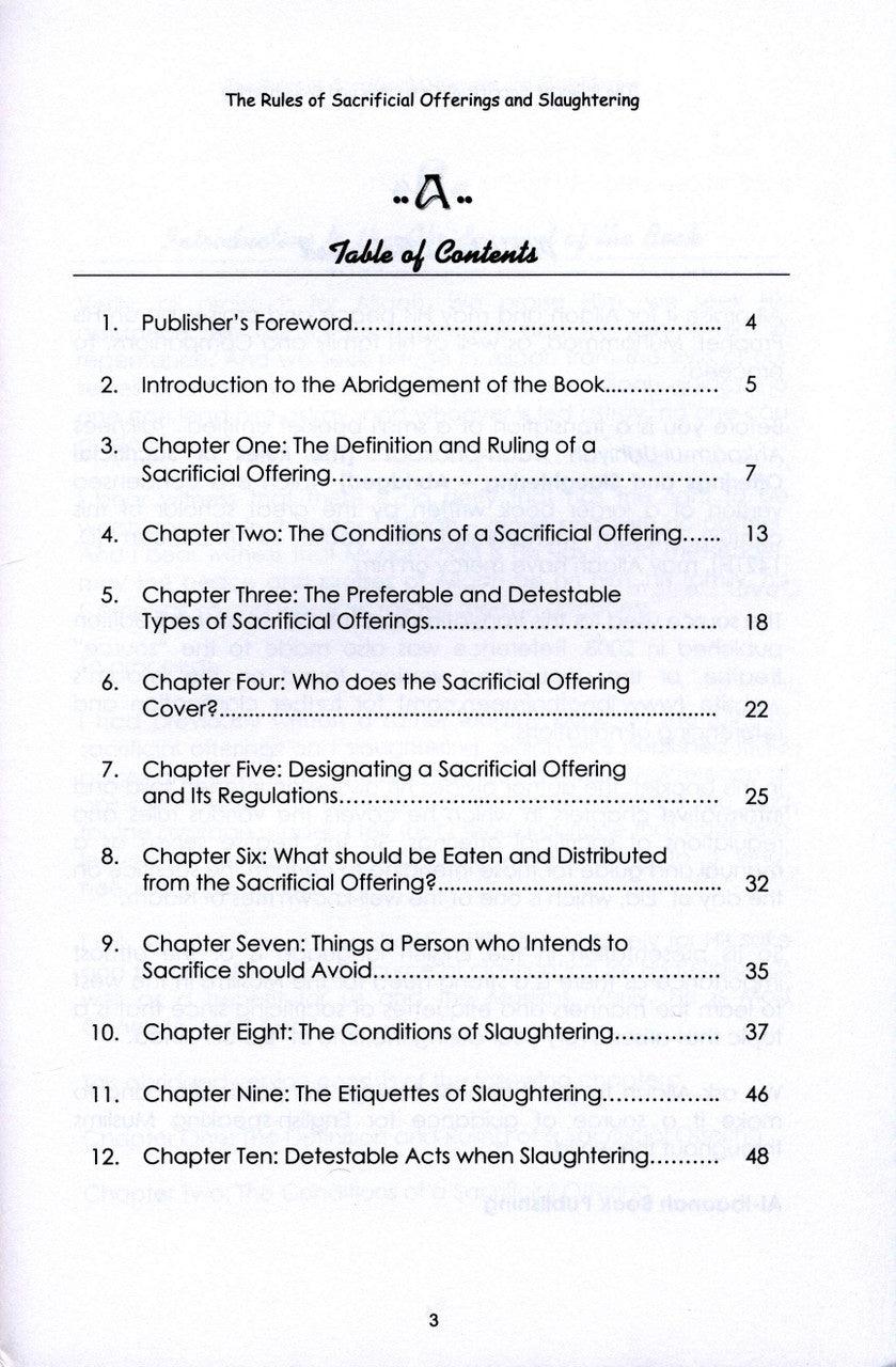 The Rules Of Sacrificial Offerings & Slaughtering